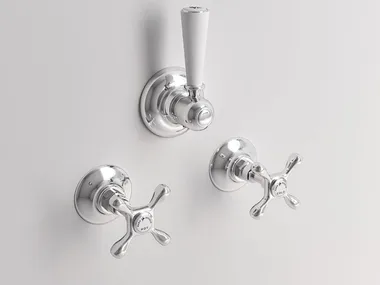 JAMES - 3 hole Recessed shower tap with individual rosettes _ Park Avenue